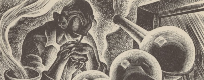 ward scientist with bottles